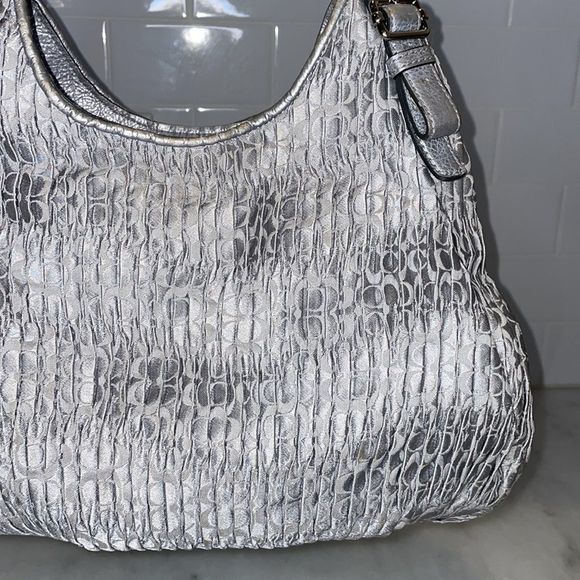 Coach Maggie Madison Signature Pleated Hobo Bag RARE - Picture 5 of 16
